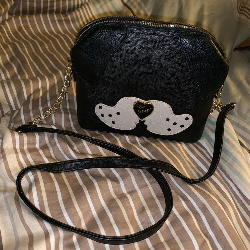 SOLD Betsey Johnson Dome Dog Purse
